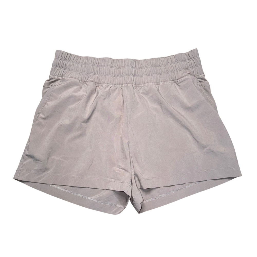 Free Fly Pull On Active Shorts Womens Large Gray Good Lightweight Hiking Snag
